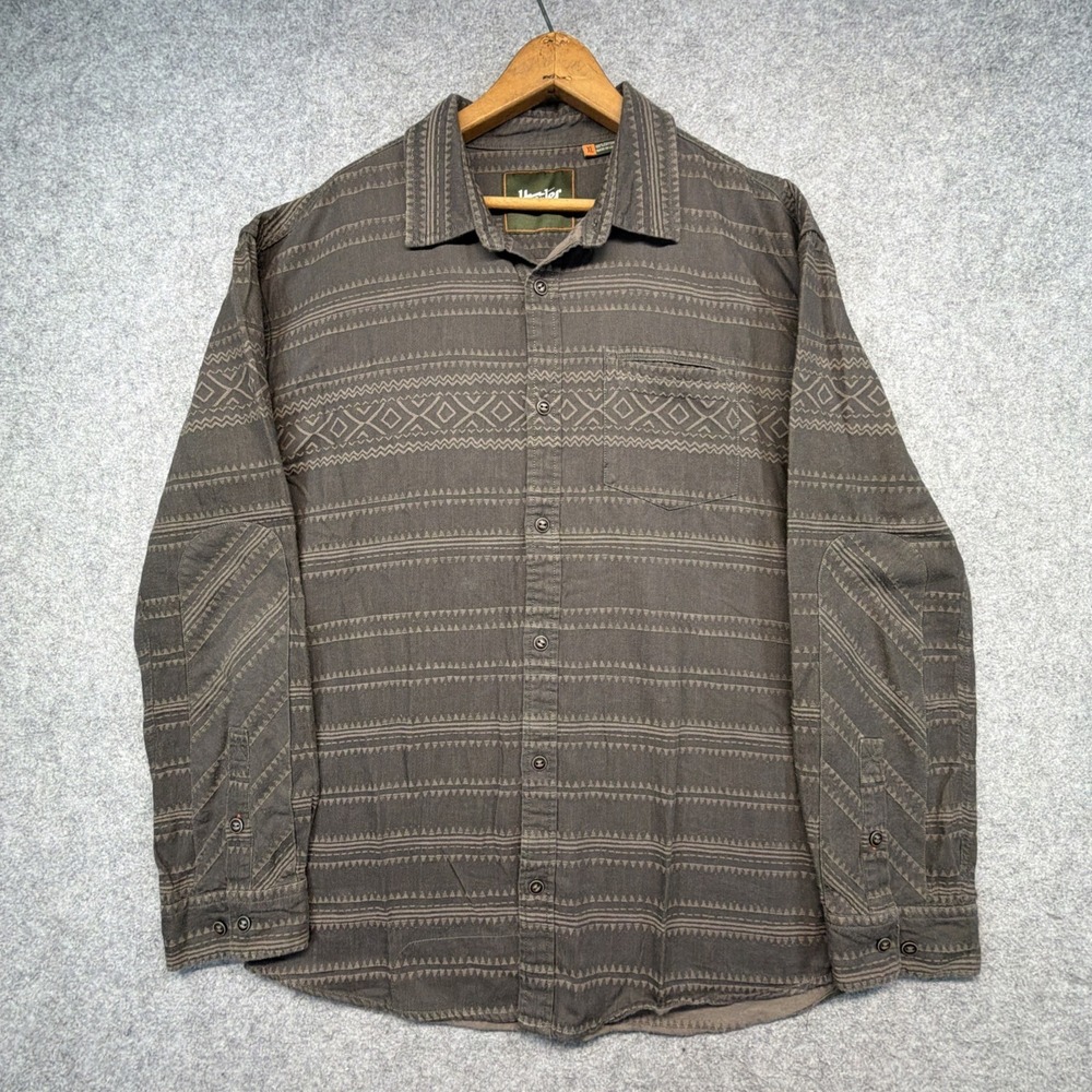 Howler Brothers Flannel Shirt Mens XL Southwest Aztec Long Sleeve